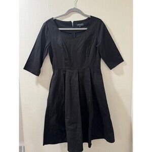 Mint Limit Black Dress Medium Women Cotton Spandex